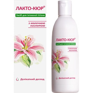 Средство для интимной гигиены LACTO-CURE (Лакто-Кюр) для ежедневного комфорта флакон 200 мл
