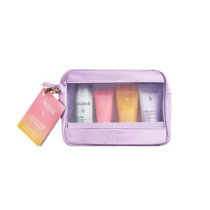 Набір CAUDALIE (Кадалі) Summer Set Vinosource-Hydra Мус для очищення обличчя 50 мл + Крем-сорбет 15 мл + Гель-душа 30 мл + Крем для тіла 30 мл