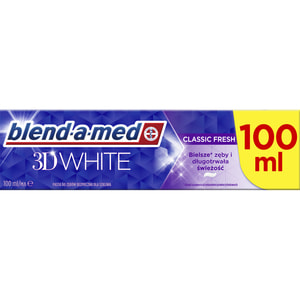 Зубная паста BLEND-A-MED (Блендамед) 3D White Классическая свежесть 100 мл