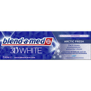 Зубна паста BLEND-A-MED (Блендамед) 3D White Арктична свіжість 75 мл