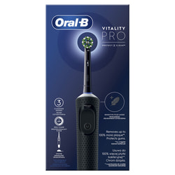 Зубная щетка электрическая ORAL-B (Орал-би) Vitality (Виталити) D103.413.3 Protect clean тип 3708 цвет Black
