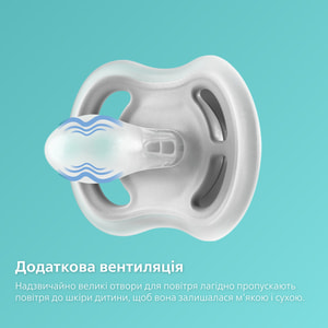 Пустышка силиконовая AVENT (Авент) SCF086/76 Ultra air от 6 до 18 месяцев 1 шт