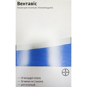 Вентавіс р-н д/інг. 10мкг/мл амп. 2мл №30