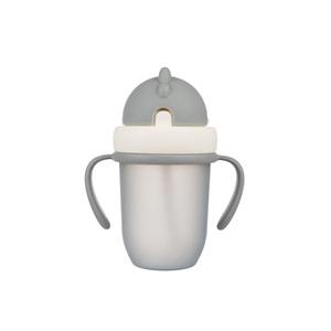 Поильник-непроливайка CANPOL (Канпол) артикул 56/522_grey серый с силиконовой трубочкой 210 мл