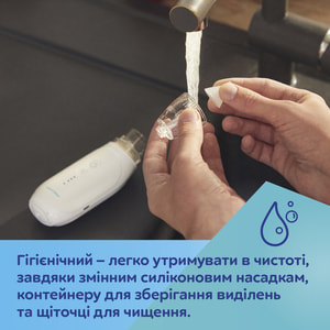 Аспіратор для носа дитячий електричний CANPOL (Канпол) артикул 9/319 Easy Natural