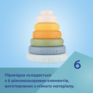 Іграшка тактильна пірамідка CANPOL (Канпол) (артикул) 79/103