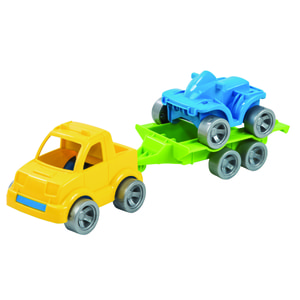 Набор игровой WADER (Вадер) 39543 Авто Kid cars Sport пикап + квадроцикл