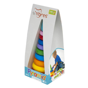 Іграшка розвиваюча дитяча TIGRES (Тигрес) 39372 Пірамідка