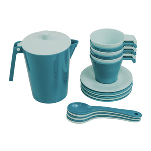 Набор посуды кофейный циан TIGRES (Тигрес) Релакс 39803
