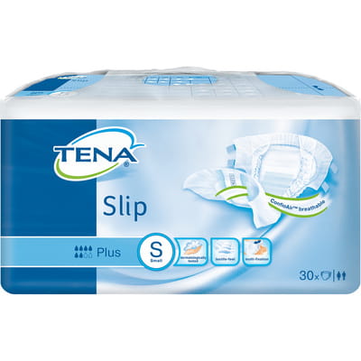 Подгузники для взрослых TENA (Тена) Slip Plus Small (Слип Плюс Смолл) размер 1 30 шт