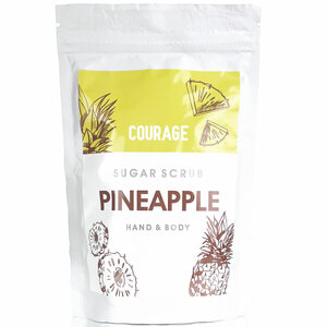 Скраб для тела COURAGE (Кураж) сахарный Sugar scrub mini ананас 50 г