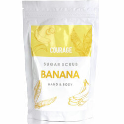 Скраб для тіла  COURAGE (Кураж) цукровий Sugar scrub mini банан 50 г