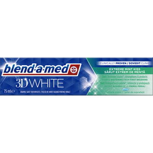 Зубная паста BLEND-A-MED (Блендамед) 3D White Экстремальный Мятный поцелуй 75 мл
