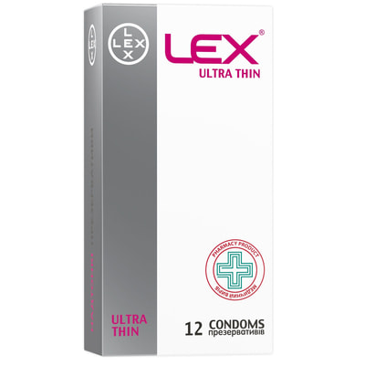 Презервативы LEX (Лекс) Ultra thin Ультра тонкие 12 шт