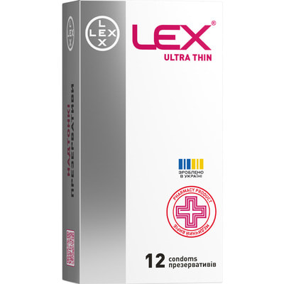 Презервативы LEX (Лекс) Ultra thin Ультра тонкие 12 шт