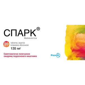 Спарк табл. п/о 135мг №20