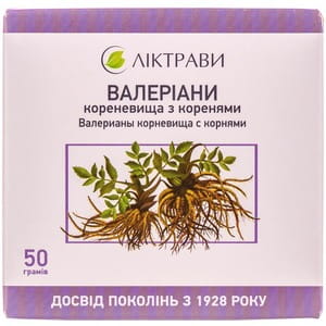 Валерианы корневища с корнями 50г