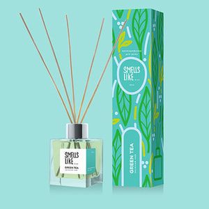 Аромадиффузор ESSE Smells Like (Эссе Смилс лайк) Green tea (Зеленый чай) 100 мл