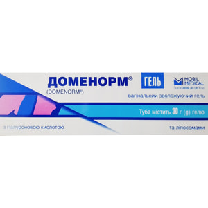 Доменорм гель вагинальный увлажняющий с гиалуроновой кислотой и липосомами туба 30 г