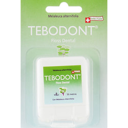 Зубная нитка TEBODONT (Тебодонт) с маслом чайного дерева 50 м