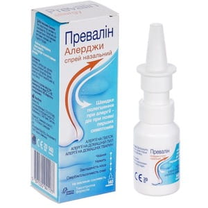 Спрей назальный против аллергии Превалин алерджи20 мл