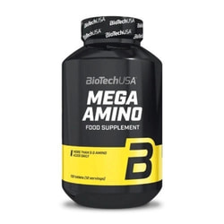 Амінокислоти для спортсменів BiotechUSA (Байотек) Mega Amino в таблетках упаковка 100 шт