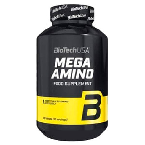 Аминоксилоты для спортсменов BiotechUSA (Байотек) Mega Amino в таблетках упаковка 100 шт
