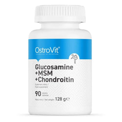 Глюкозамін для суглобів и зв'язок OSTROVIT (Островіт) Glucosamine+MSM+Chondroitin в таблетках упаковка 90 шт
