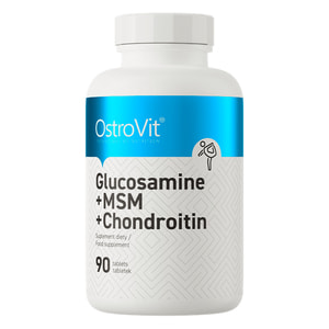 Глюкозамин для суставов и связок OSTROVIT (Островит) Glucosamine + MSM + Chondroitin в таблетках упаковка 90 шт