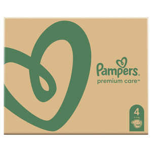 Подгузники для детей PAMPERS Premium Care (Памперс Премиум) Maxi (Макси) 4 от 9 до 14 кг мега супер упаковка 168 шт