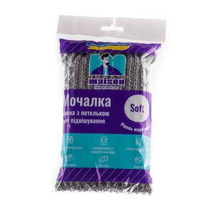 Мочалка банная MAISON (Мэйсон) Нежность в ассортименте разных цветов 1 шт