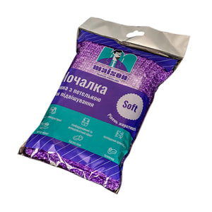 Мочалка банная MAISON (Мэйсон) Нежность в ассортименте разных цветов 1 шт