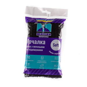 Мочалка банная MAISON (Мэйсон) Нежность в ассортименте разных цветов 1 шт