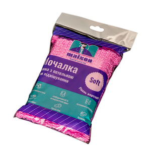 Мочалка банная MAISON (Мэйсон) Нежность в ассортименте разных цветов 1 шт