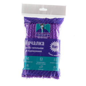 Мочалка банная MAISON (Мэйсон) Бриз в ассортименте разных цветов 1 шт