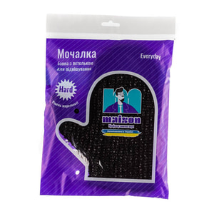 Мочалка банная MAISON (Мэйсон) Перчатка в ассортименте разных цветов 1 шт