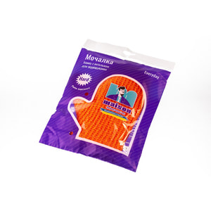 Мочалка банная MAISON (Мэйсон) Перчатка в ассортименте разных цветов 1 шт