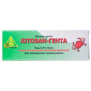 Хітозан-гента гель 0,1% туба 15г
