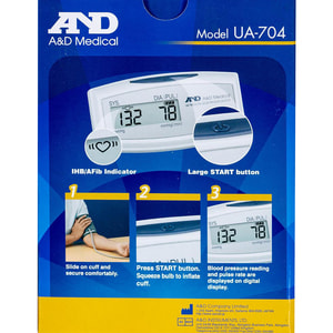 Измеритель артериального давления AND (Эй энд Ди) модель UA-704 полуавтоматический