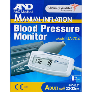 Измеритель артериального давления AND (Эй энд Ди) модель UA-704 полуавтоматический