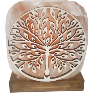 Светильник соляной с накладкой в ассортименте 1 кг высота 12 см