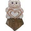 Светильник соляной Мишка с сердцем 1 кг высота 12 см