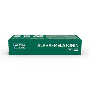 Альфа-мелатонін релакс таблетки сприяє регуляції ритмів сну та заспокоює упаковка 3 блістера по 10 шт