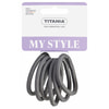Купити Защіпка для волосся TITANIA (Титанія) еластична маленька сіра 6 мм артикул 7814 6 шт Защіпка для волосся TITANIA (Титанія) еластична маленька сіра 6 мм артикул 7814 6 шт