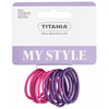 Купити Защіпка для волосся TITANIA (Титанія) еластична маленька діаметр 3 см товщина 2 мм артикул 7994 12 шт Защіпка для волосся TITANIA (Титанія) еластична маленька діаметр 3 см товщина 2 мм артикул 7994 12 шт