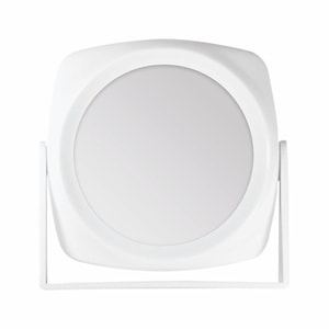 Дзеркало TITANIA (Титанія) артикул 1590L двосторонне косметичне біле 15 см