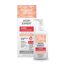 Крем для тіла HIRUDO DERM (Гірудо дерм) Atopic Program (Атопік Програм) спеціальний для сухої, дуже сухої та схильної до атопії шкіри 200 мл