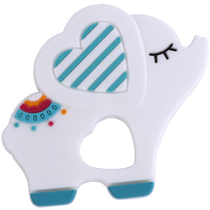 Прорезыватель детский BABY TEAM (Беби Тим) артикул 4020 силиконовый Слоник с 4-х месяцев 1 шт