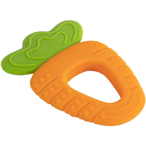 Прорезыватель детский BABY TEAM (Беби Тим) артикул 4021 силиконовый Морковка с 4-х месяцев 1 шт