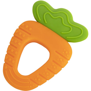 Прорезыватель детский BABY TEAM (Беби Тим) артикул 4021 силиконовый Морковка с 4-х месяцев 1 шт